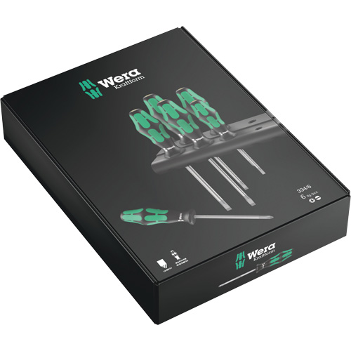 Slotted Phillips Screwdriver Set, 6 Pcs. Sécurité Médic