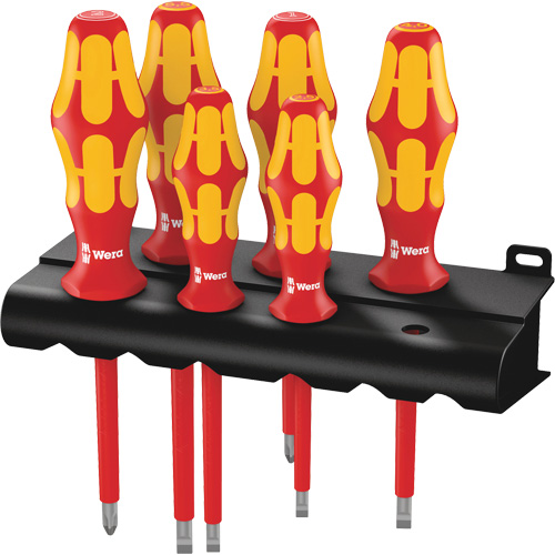 Insulated Screwdriver Set, 1000 V, 6 Pcs Sécurité Médic