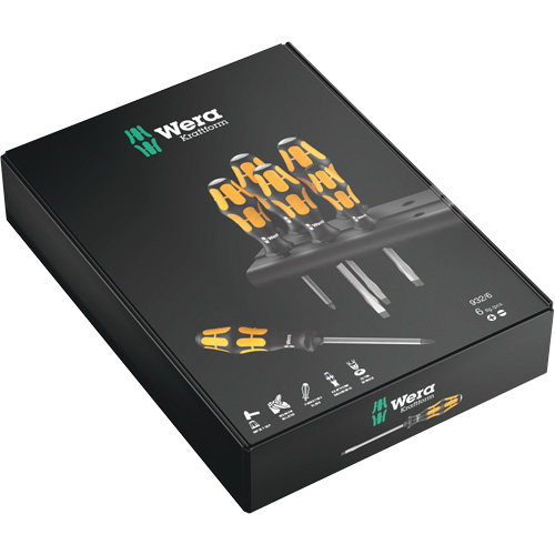 Series 900 Screwdriver set Chiseldriver & Rack, 6 Pcs. Sécurité Médic