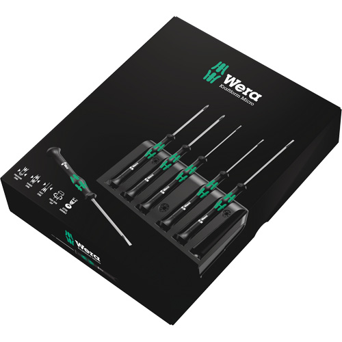 Micro Series Screwdriver Set with Rack, 6 Pcs. Sécurité Médic