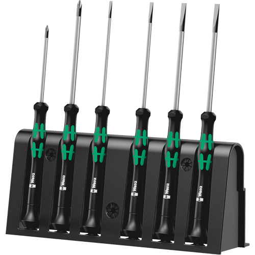 Micro Series Screwdriver Set with Rack, 6 Pcs. Sécurité Médic