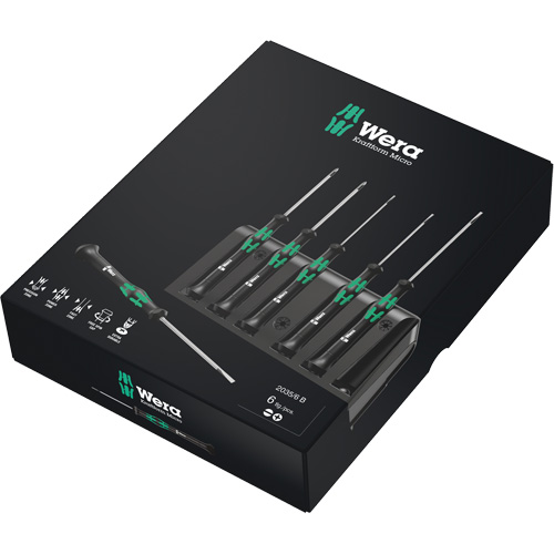 Micro Series Screwdriver Set with Rack, 6 Pcs. Sécurité Médic