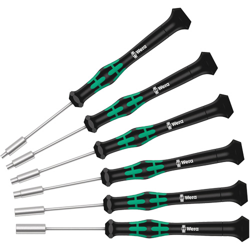 Micro Series Nut Driver Set, 6, Non Magnetic, Metric Sécurité Médic