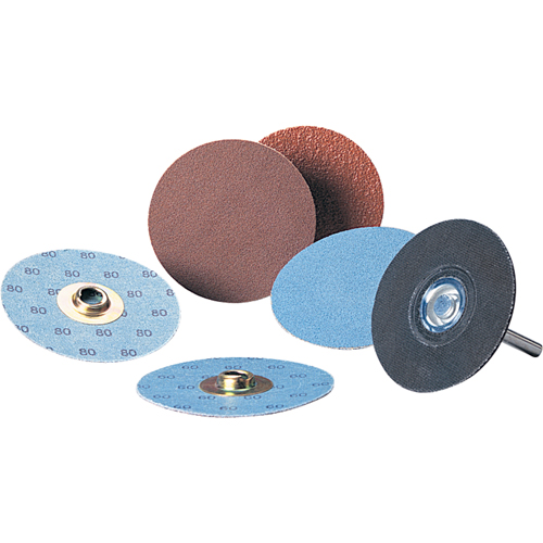 Disque &agrave; changement rapide Standard Abrasives, 3" dia., Grain P240, Oxyde d'aluminium Sécurité Médic