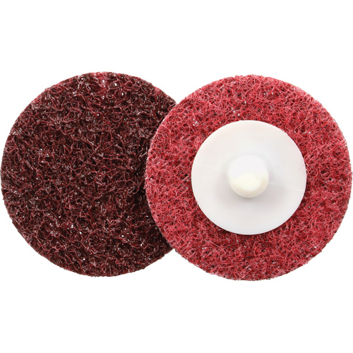 Disque de conditionnement de surface &agrave; remplacement rapide Standard Abrasives, 2" dia., Grain Moyen, Oxyde d'aluminium Sécurité Médic