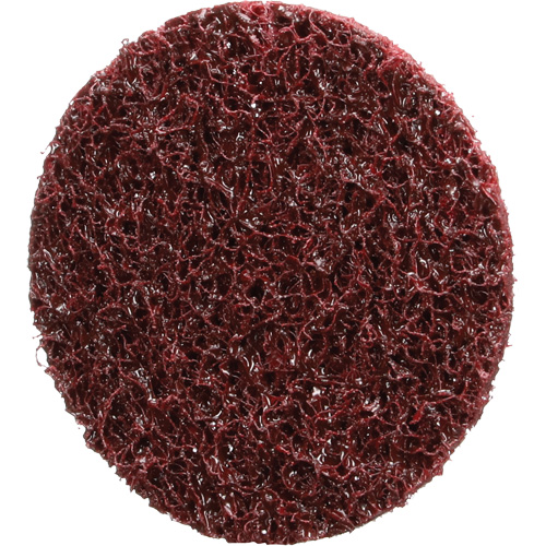 Disque de conditionnement de surface &agrave; remplacement rapide Standard Abrasives, 2" dia., Grain Moyen, Oxyde d'aluminium Sécurité Médic