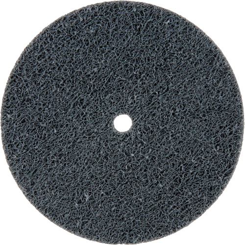 Meule homog&egrave;ne &agrave; faible densit&eacute; de s&eacute;rie 500 Standard Abrasives, 3" x 1/4", Arbre de 1/4", Grain de Fin, Carbure de silicium Sécurité Médic
