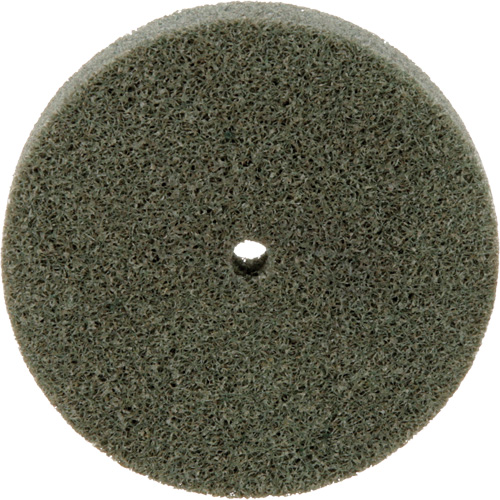 Meule homog&egrave;ne &agrave; faible densit&eacute; de s&eacute;rie 500 Standard Abrasives, 3" x 1/2", Arbre de 1/4", Grain de Moyen, Oxyde d'aluminium Sécurité Médic