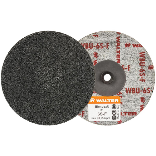 Twist Blendex U Discs, 3" Dia., Super Fine Grit, Silicon Carbide Sécurité Médic