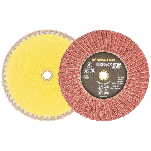 QUICK-STEP FLEX, 5" x Type 29, 40 Grit, Aluminum Oxide Sécurité Médic