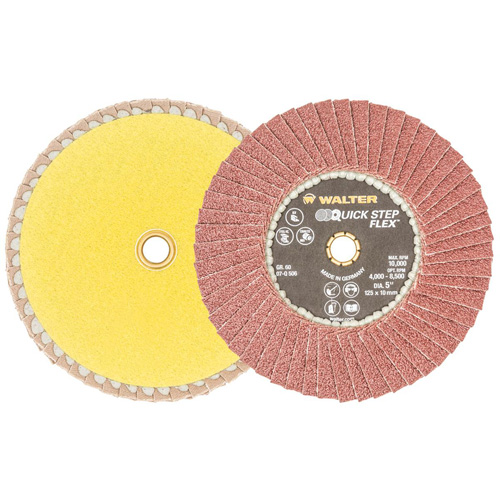 QUICK-STEP FLEX, 5" x Type 29, Grain 60, Oxyde d'aluminium Sécurité Médic