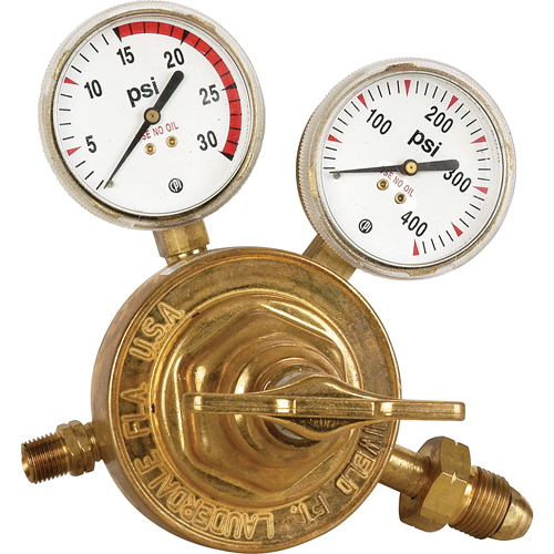 Heavy-Duty Single Stage Regulator, Acetylene, CGA510 Inlet Sécurité Médic