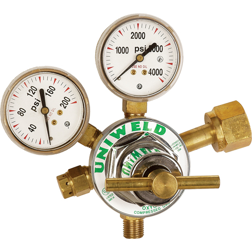 Medium-Duty Single Stage Regulator, Oxygen, CGA540 Inlet Sécurité Médic
