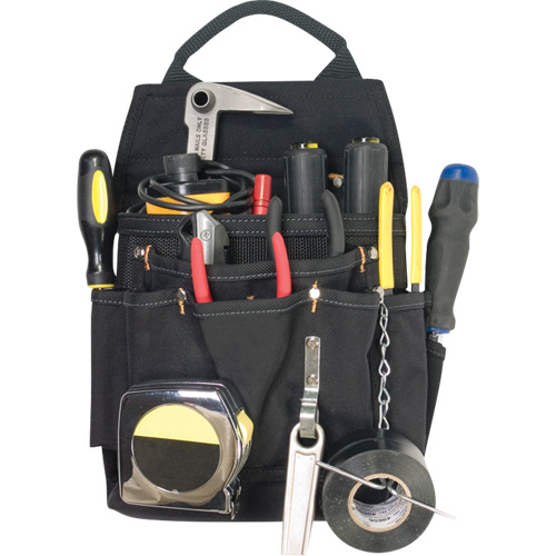 Professional Electrician's Pouches, Multiple Tool Holder, Polyester, 11 Pockets Sécurité Médic