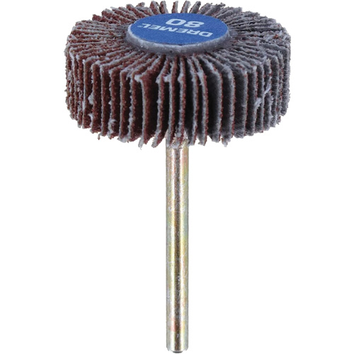 M&egrave;che de ponçage &agrave; roue &agrave; lamelles 3/8" - grain 80 Sécurité Médic