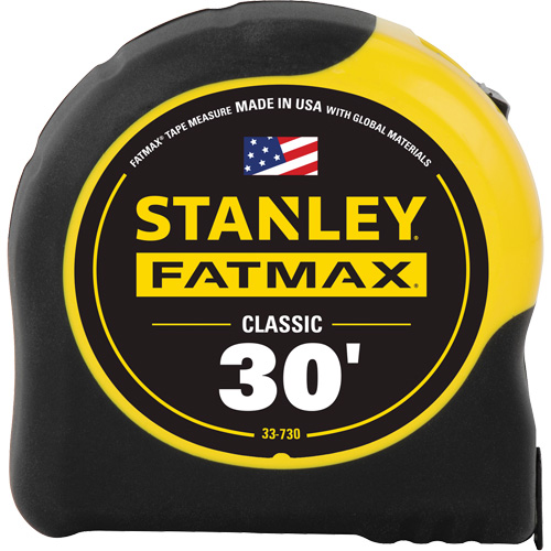 FatMax&reg; Classic Tape Measure, 1-1/4" x 30', Imperial Graduations Sécurité Médic
