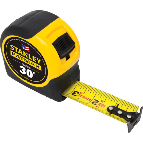 FatMax&reg; Classic Tape Measure, 1-1/4" x 30', Imperial Graduations Sécurité Médic