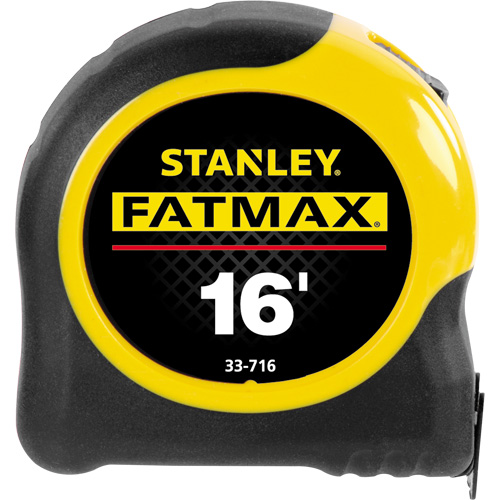 FatMax&reg; Measuring Tape, 1-1/4" x 16', 16ths of an Inch Graduations Sécurité Médic