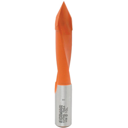 Through-Hole Carbide Tipped Drill, 2/5" Diameter Sécurité Médic