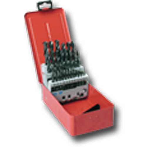 Jobber Drill Bit Countertop Display Case, 345 Pieces, High Speed Steel Sécurité Médic