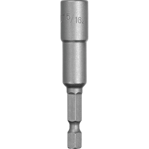 Nut Driver, 5/16" Tip, 1/4" Drive, 2-9/16" L, Magnetic Sécurité Médic