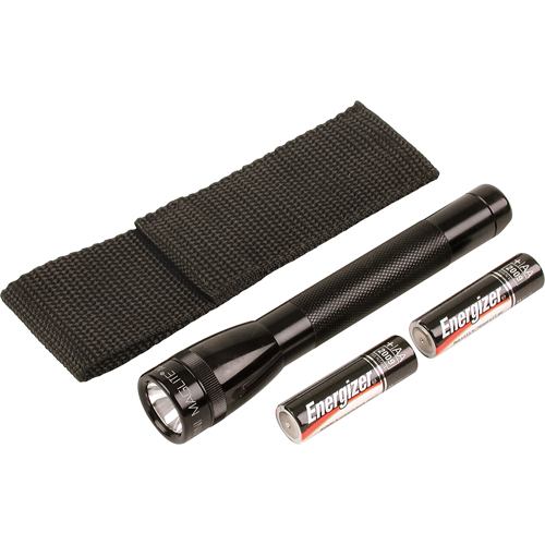 Mini&reg; Flashlights, Incandescent, 14 Lumens, AA Batteries Sécurité Médic