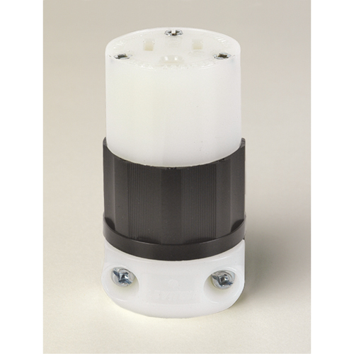 Grounding Straight Blade Connector, 5-15R, Nylon Sécurité Médic