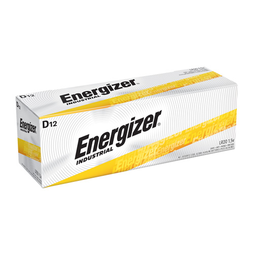 Alkaline Industrial Batteries, D, 1.5 V Sécurité Médic
