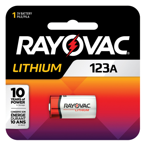 Batterie au lithium, 123, 3 V Sécurité Médic