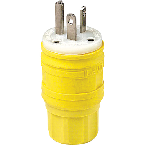 Wetguard Watertight Straight Blade Plug, Plastic, 20 A, 250 V Sécurité Médic