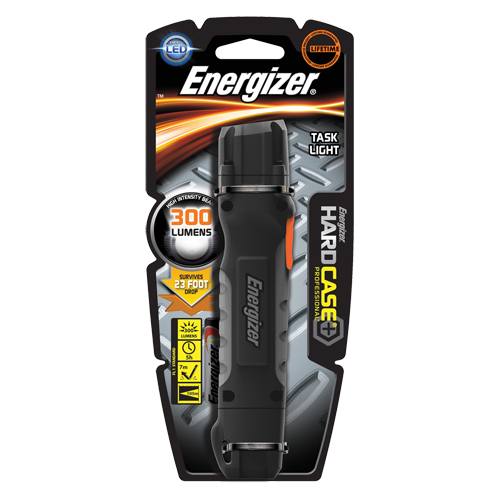 Hard Case&reg; Task Flashlight, LED, 300 Lumens, AA Batteries Sécurité Médic