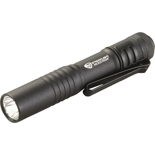 Lampe stylo MicroStream, DEL, 45 lumens, Corps en Aluminium, piles AAA, Compris Sécurité Médic