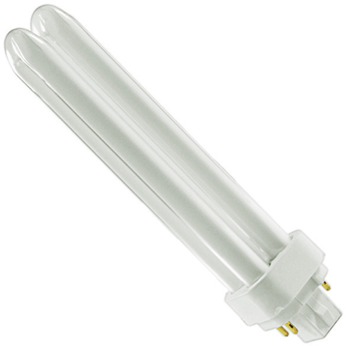 Compact Fluorescent Lamps, T4, 26 W, 3500 K, G24Q-3 Base, 12000 hrs. Sécurité Médic