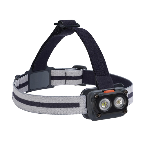 Hardcase Rugged Headlamp, LED, 325 Lumens, 6.5 Hrs. Run Time, AA Batteries Sécurité Médic