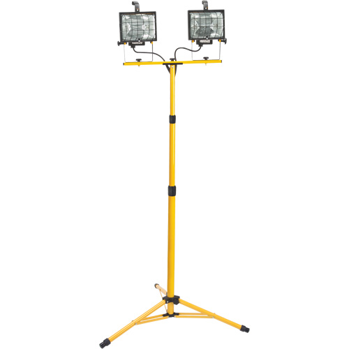 Projecteur double, Halog&egrave;ne, 500 W, 16000 lumens, Boîtier en Acier Sécurité Médic