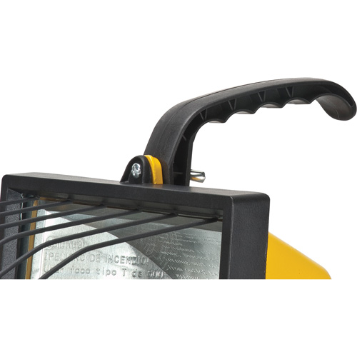 Projecteur double, Halog&egrave;ne, 500 W, 16000 lumens, Boîtier en Acier Sécurité Médic