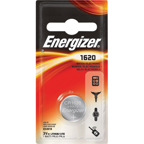 CR1620- Lithium Batteries, 3 V Sécurité Médic