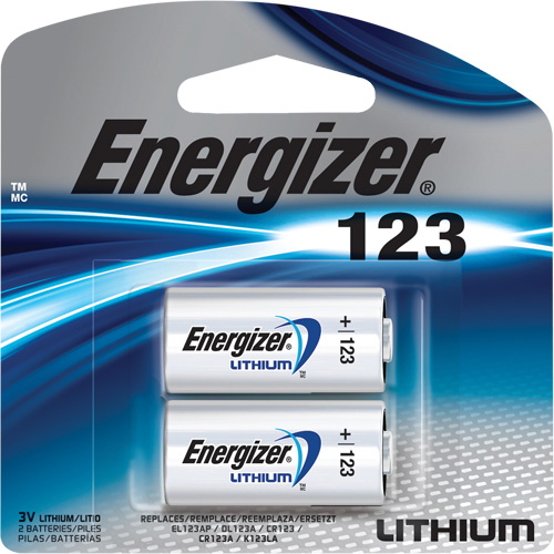 Lithium Batteries, 123, 3 V Sécurité Médic