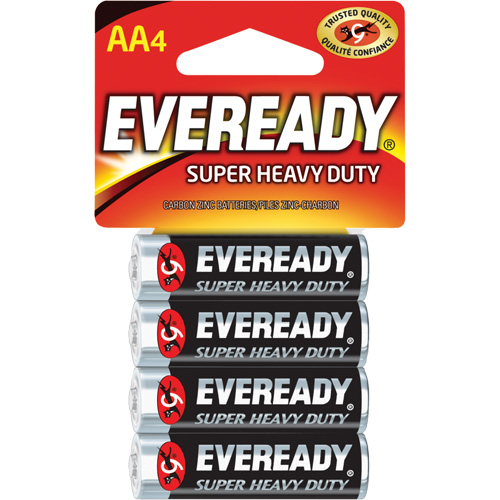Piles &agrave; usage super intensif Eveready Sécurité Médic