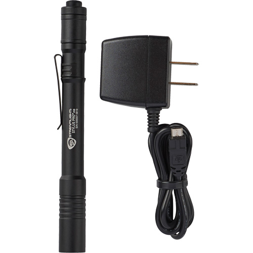 Lampe stylo USB Stylus Pro, DEL, 350 lumens, Corps en Aluminium, piles Rechargeable, Compris Sécurité Médic