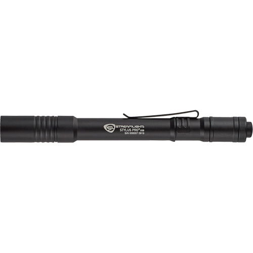 Lampe stylo USB Stylus Pro, DEL, 350 lumens, Corps en Aluminium, piles Rechargeable, Compris Sécurité Médic