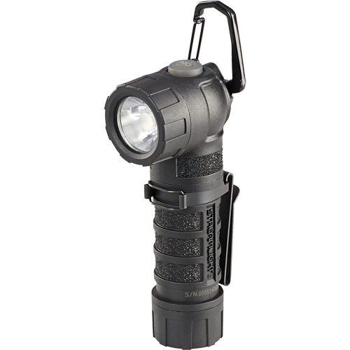 Lampe de poche &agrave; angle droit PolyTac 90 X, DEL, Piles CR123A, Polym&egrave;re Sécurité Médic