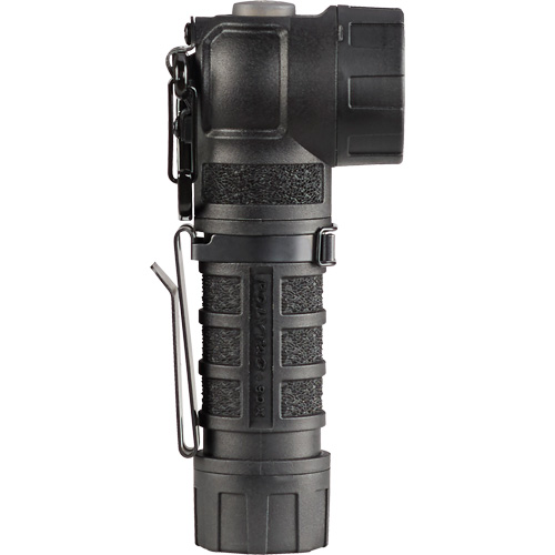 Lampe de poche &agrave; angle droit PolyTac 90 X, DEL, Piles CR123A, Polym&egrave;re Sécurité Médic