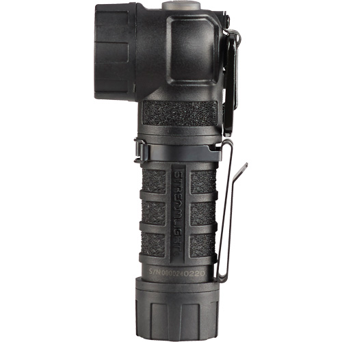 Lampe de poche &agrave; angle droit PolyTac 90 X, DEL, Piles CR123A, Polym&egrave;re Sécurité Médic