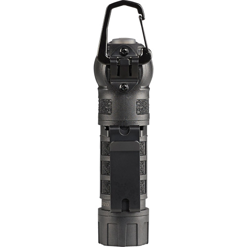 Lampe de poche &agrave; angle droit PolyTac 90 X, DEL, Piles CR123A, Polym&egrave;re Sécurité Médic