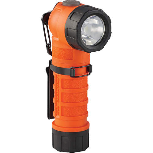 Lampe de poche &agrave; angle droit PolyTac 90 X, DEL, Piles CR123A, Polym&egrave;re Sécurité Médic