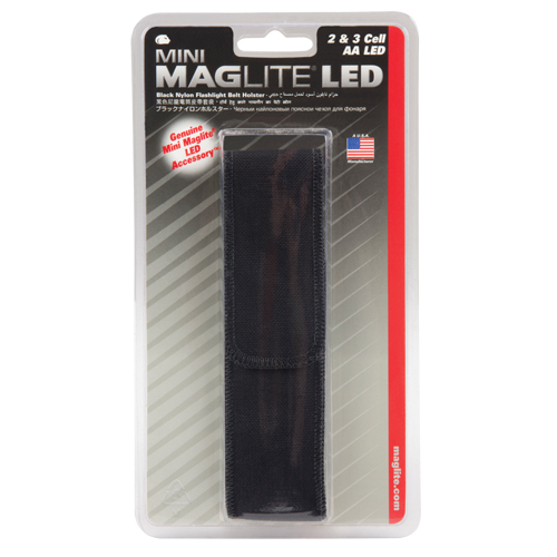 &eacute;tui de ceinture en nylon pour lampe de poche DEL &agrave; 2 piles AA, Porte-lampe de poche, Nylon, 1 Poches Sécurité Médic