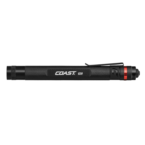 Lampe stylo G20, DEL, 36 lumens, Corps en Aluminium, piles AAA, Compris Sécurité Médic