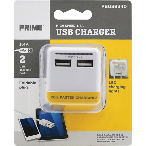 Chargeur USB Prime haute vitesse Sécurité Médic