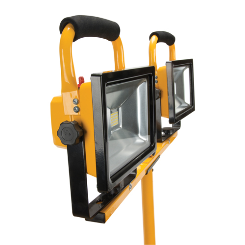 Projecteur double, DEL, 40 W, 4800 lumens, Boîtier en Aluminium Sécurité Médic